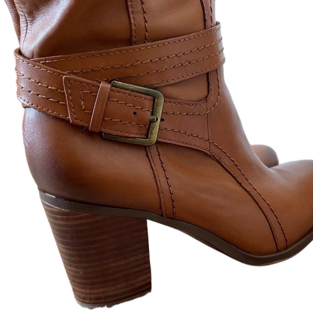 Naturalizer Brown Leather Calf Boots - Picture 8 of 13